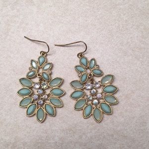Turquoise drop earring